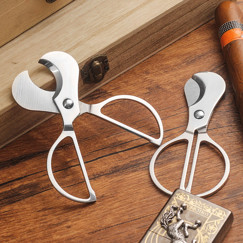 Stainless steel cigar scissors scissors accessories cigar cutter portable pliers Cuban cigar tools smoking accessories wholesale c888