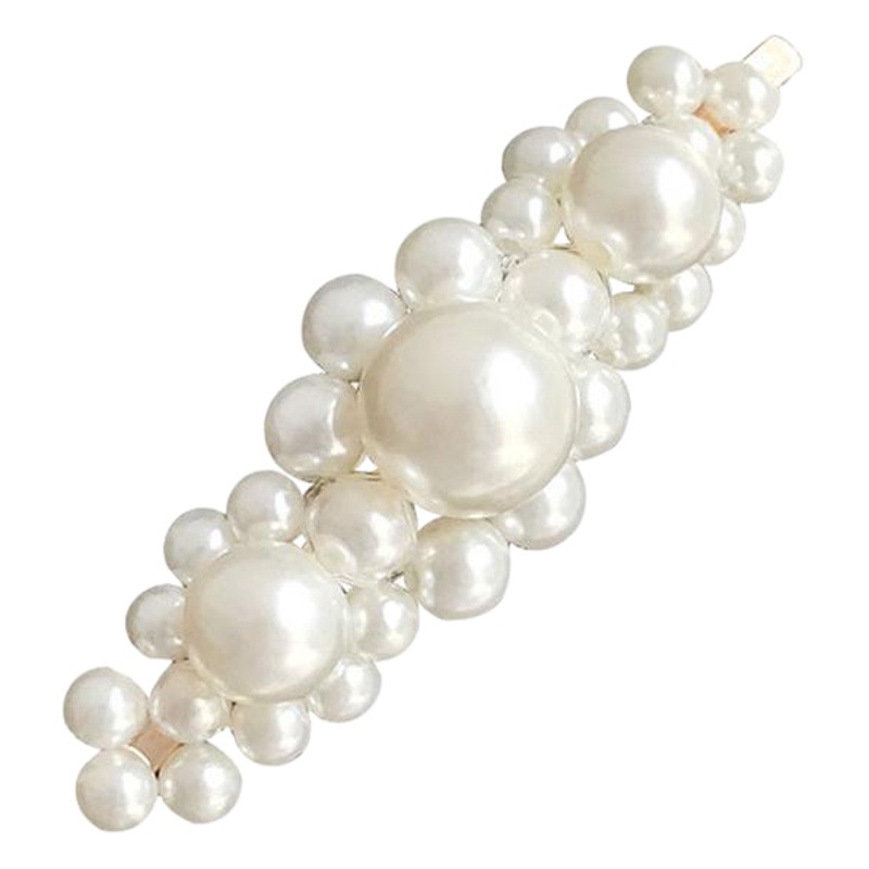 Corea del Sur ins perla horquilla hembra red rojo chica lado clip de la palabra clip simple horquilla BB clip superior tocado