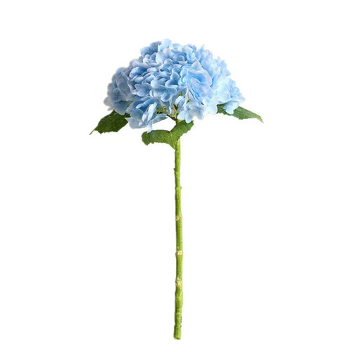 Simulated 3D single large hydrangea realistic feel moisturizing royal hydrangea hotel floral decoration wedding artificial flowers