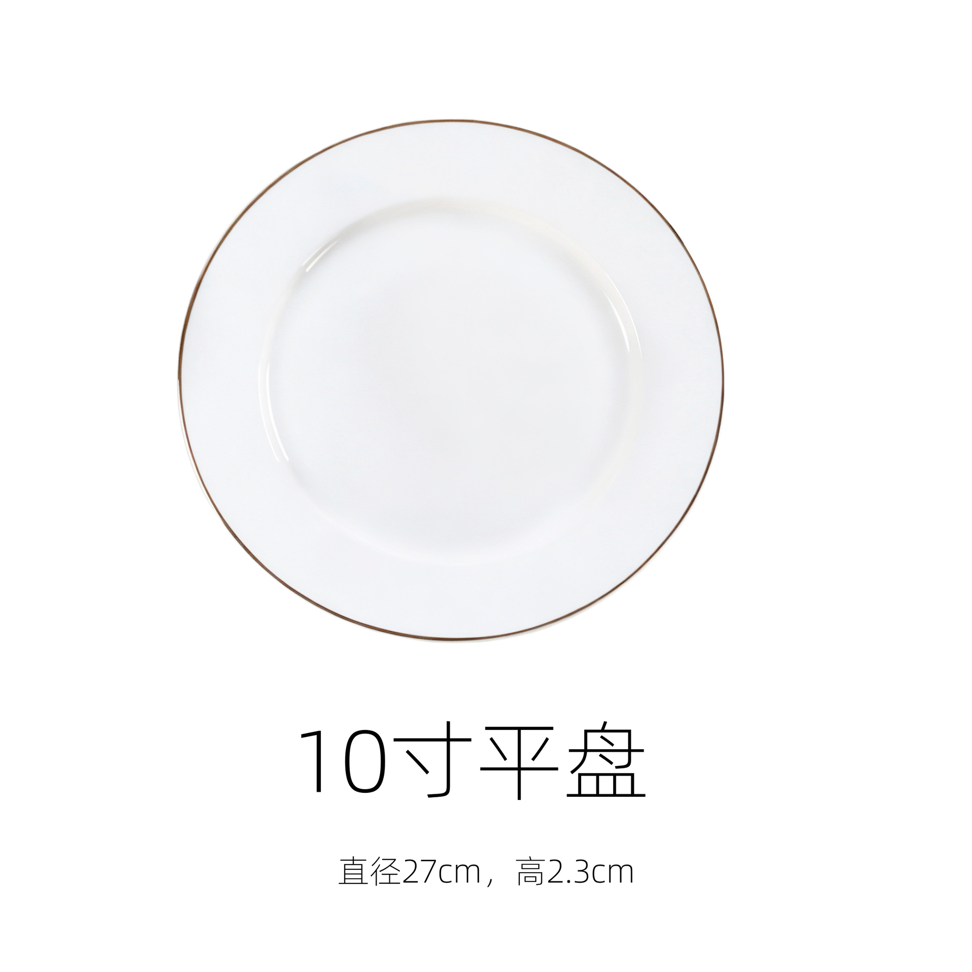 10 인치 플랫 플레이트