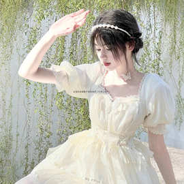 【现货】法式超仙甜美lolita洛丽塔公主裙成人裙子连衣裙女小个子