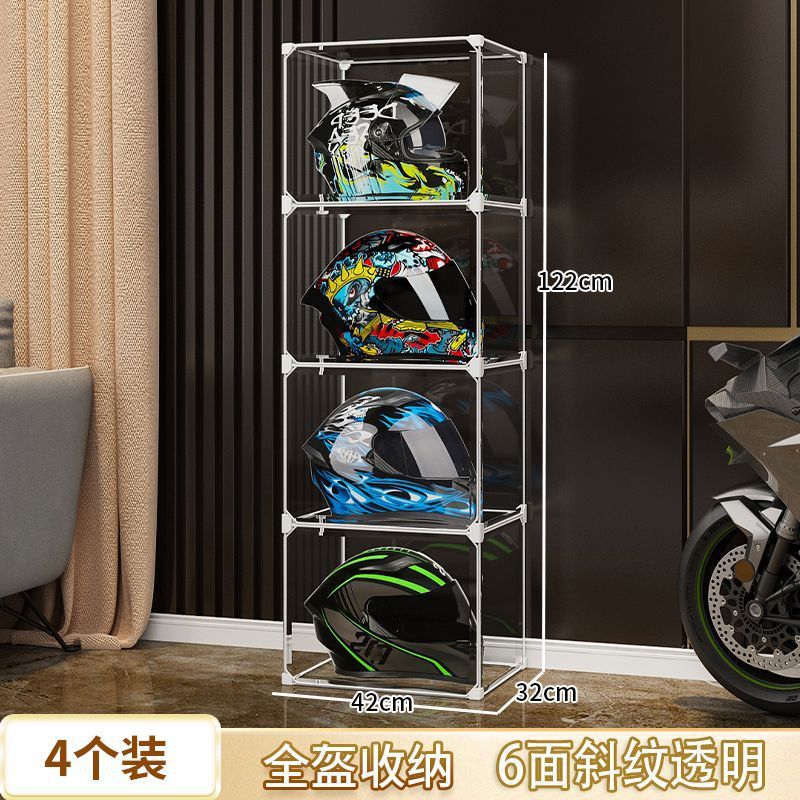 ヘルメット収納棚オートバイ帽子家庭用手作り棚ヘルメット展示箱機関車装備置架ヘルメット棚|undefined