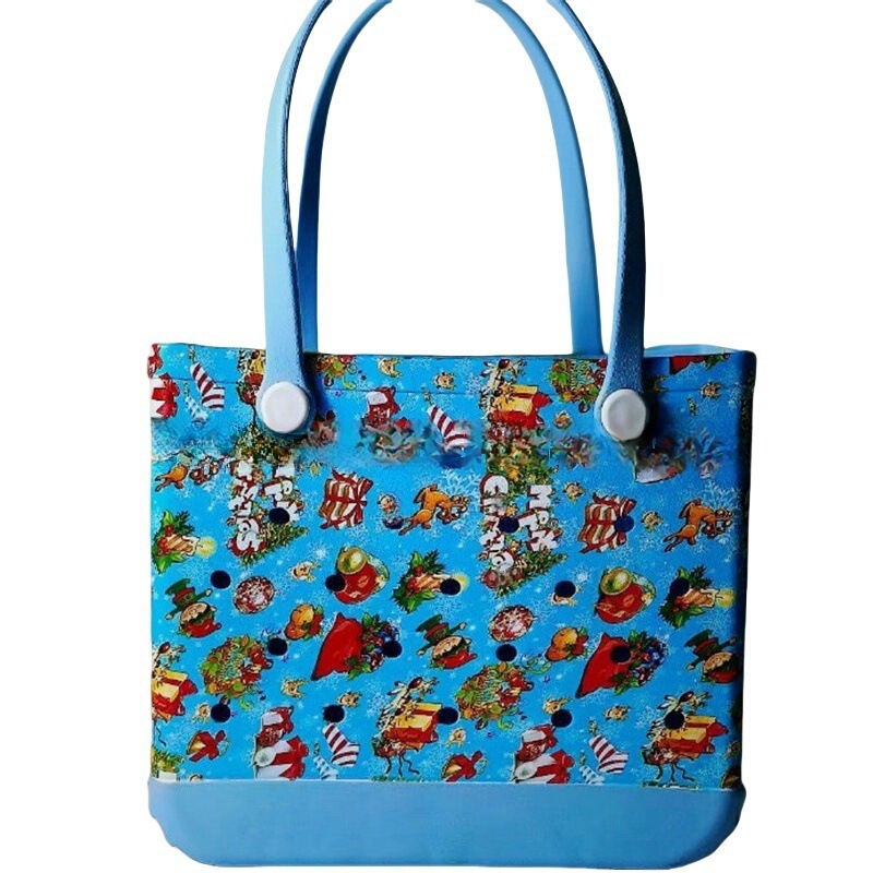 Factory Wholesale Eva Printed Beach Bag Water Transfer Printed Beach Bag Uv Printed Beach Bag Waterproof and Wear-Resistant Printed Bag
