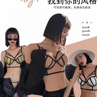 Watermelon Cup French style underwear women's small chest push up sexy with steel ring beauty back breast adjustable contrast color bra