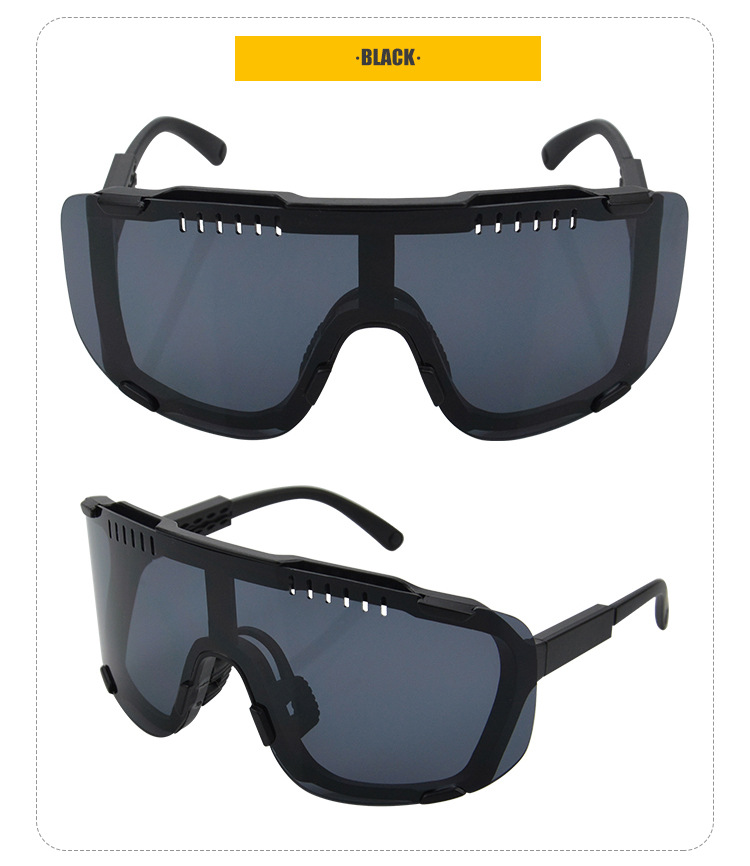 Lunettes de cyclisme, lunettes de soleil d'extérieur, verres intégrés sans cadre, lunettes de sport pour véhicules tout-terrain de montagne_voghion.com