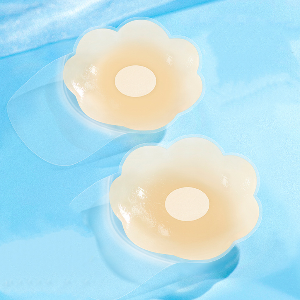 Verano Pegatinas anti-exposición Vestido de novia Sling Pegatinas invisibles en el pecho Pecho pequeño Pecho grande Pegatinas de pecho delgadas especiales Pegatinas de pecho de silicona Levantamiento de pecho Pegatinas