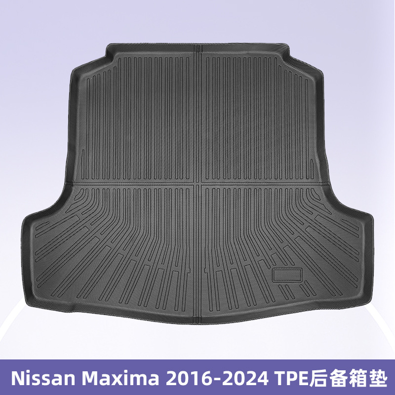 Para Nissan Maxima 2016 - 2024 3D todo el tiempo TPE almohadilla para los pies almohadilla del maletero