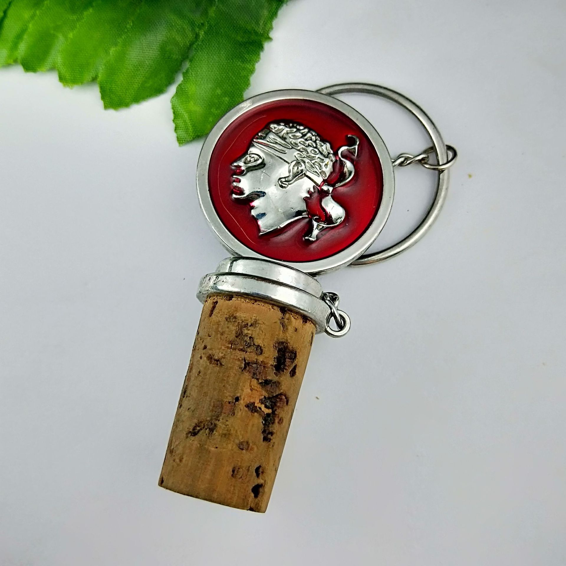 厂家供应金属香水瓶盖 天然软木塞化妆精油瓶盖 锌合金复古瓶盖