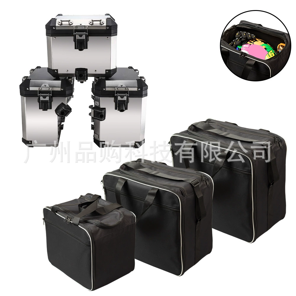 28L/38L40L подходит для BMW R1200GS Adv, черная сумка-вкладыш, мотоциклетная внутренняя сумка с тремя коробками, универсальная