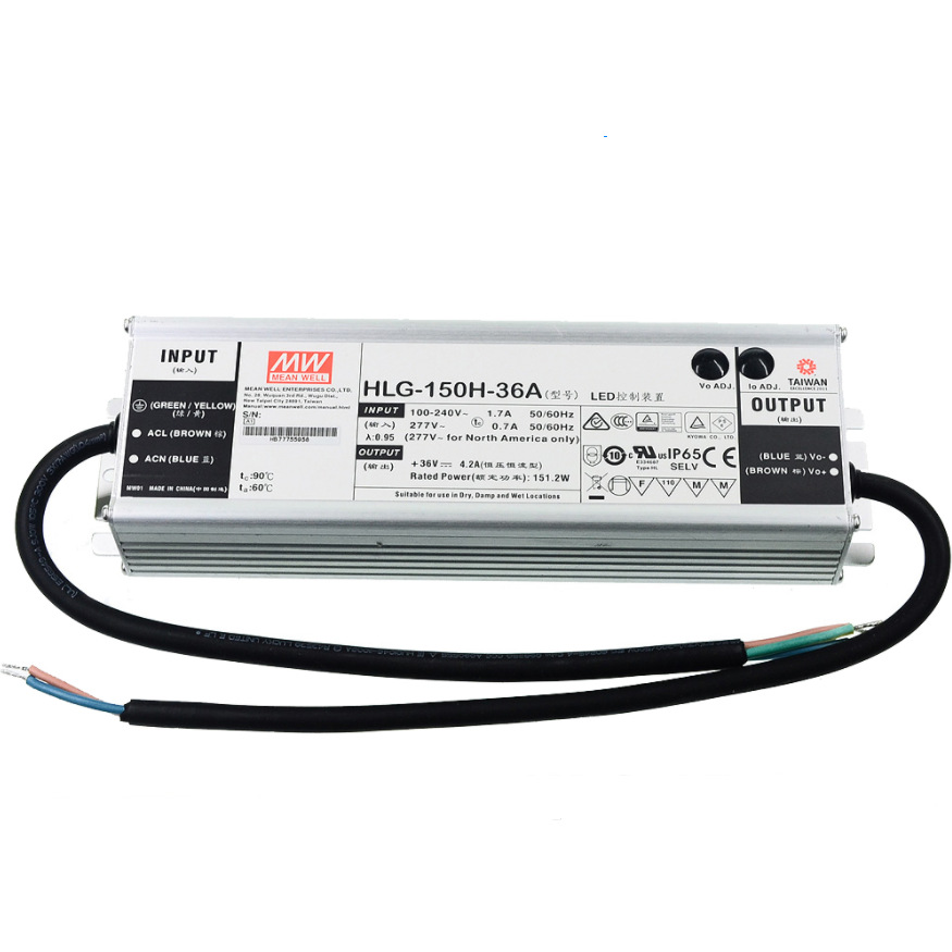 明纬开关 HLG-150H-36AB/42AB/48AB/54AB 150W 防水LED驱动电源