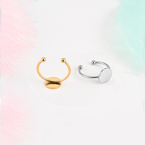 Wholesale adjustable bamboo ring, open and versatile student knuckle ring, tail ring, cool design, internet celebrity hand jewelry