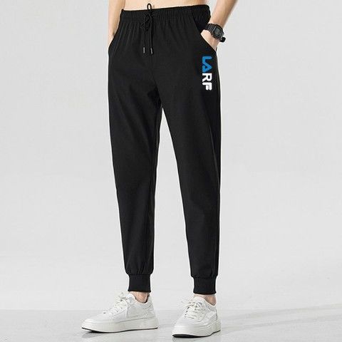 Pantalones de hombre, verano 2022, nueva marca de moda, pantalones deportivos, talla grande, holgados, estampados, joggers, informales, de nueve puntos