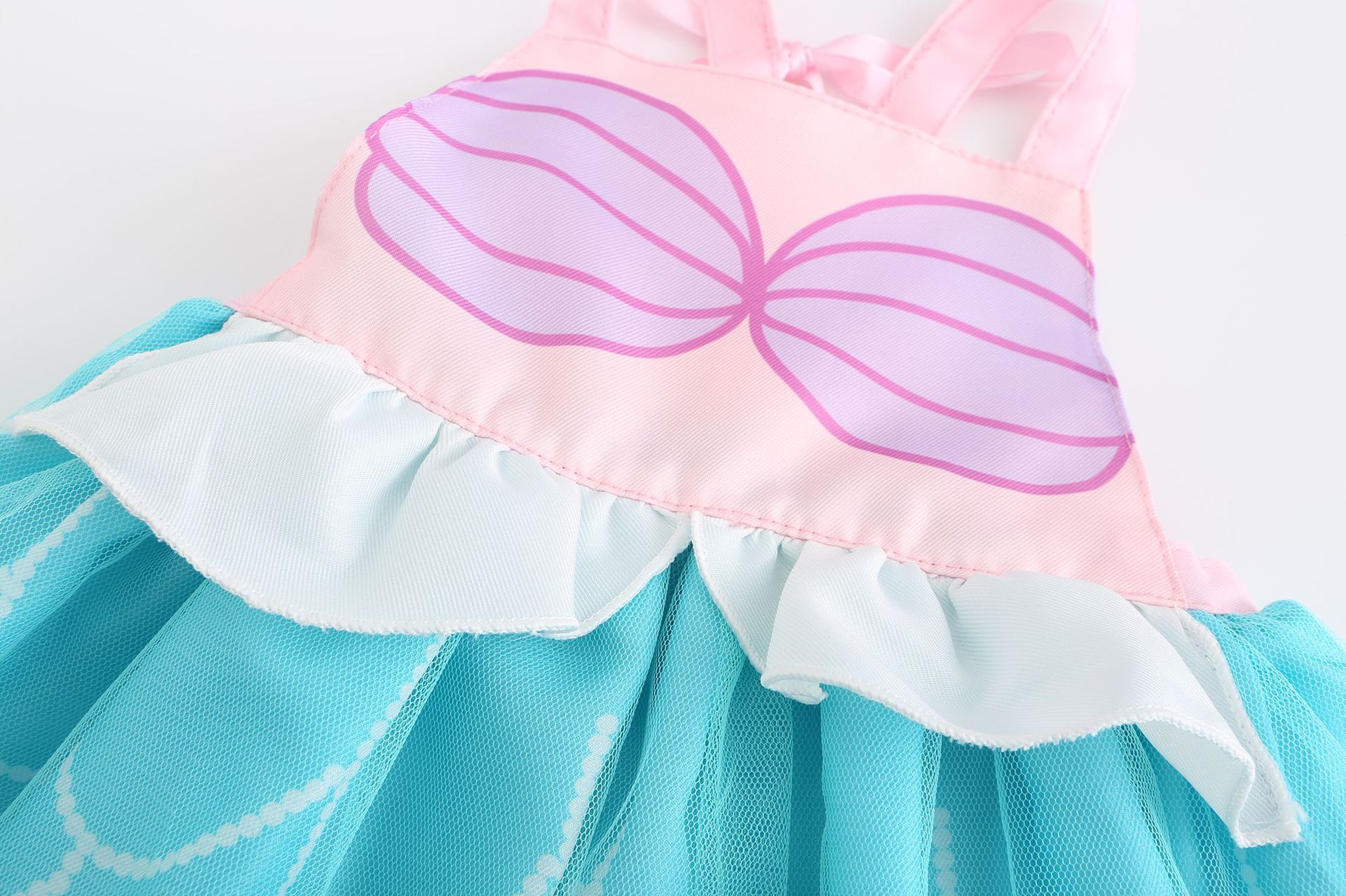 200g Weight Children's Dress Children's Clothing Type Polyester Fabric Type Skirt Sets Sets Type 1 Piece Quantity Masquerade, Daily, Party Occasion Collarless Neckline Slim Fit Type Cartoon Pattern Summer Season Girl'S Gender Princess Style Princess Cartoon Polyester Girls Dresses 15