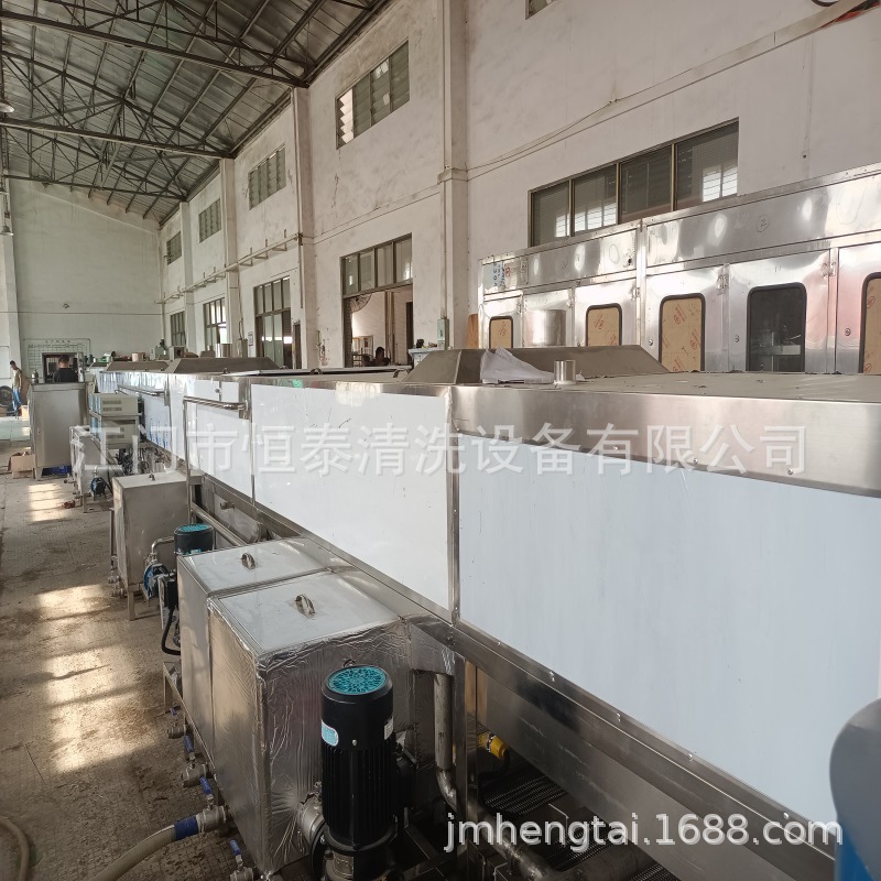 恒泰热水全自动大型高压喷淋清洗机 五金件油污清除设备