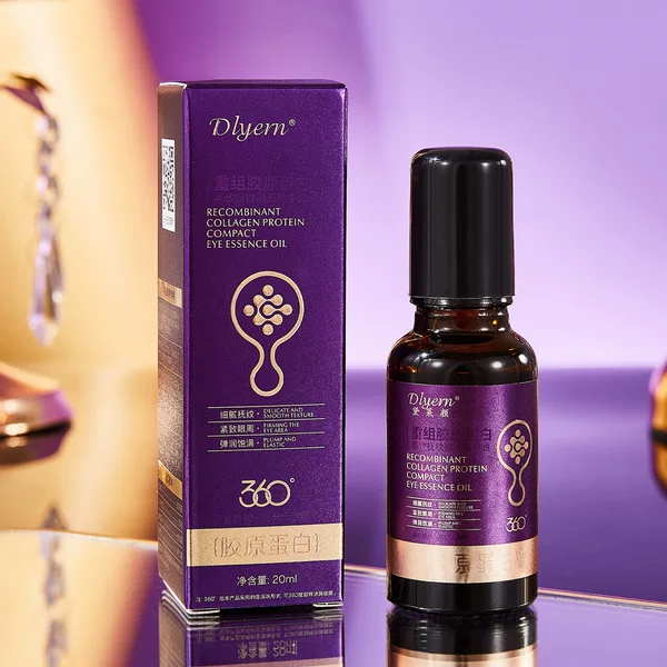 Live-Streamed Hot-Selling Product: Dailaiyan Recombinant Collagen Firming and Wrinkle-Smoothing Eye Essence Oil, Hydrating and Moisturizing, Wholesale and Dropshipping
