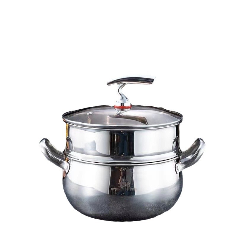 hogar grueso 316 acero inoxidable doble capa tambor vapor de cocción integral horno electromagnético resistente a altas temperaturas estufa de gas universal