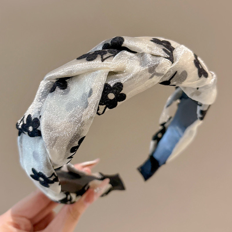 Diadema alta para mujer, nueva colección 2026, accesorio para el cabello estilo Chanel francés, elegante banda ancha para el cabello.