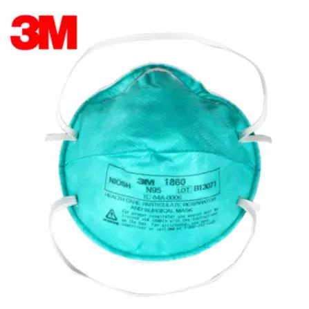 3M1860防病毒防细菌口罩N95头戴式防护医护防尘防雾霾飞沫