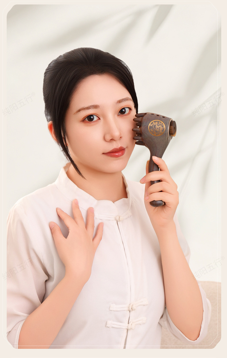 Head Therapy Ruyi Comb Moxibustion Massage Comb for Scalp Care 500g preparation