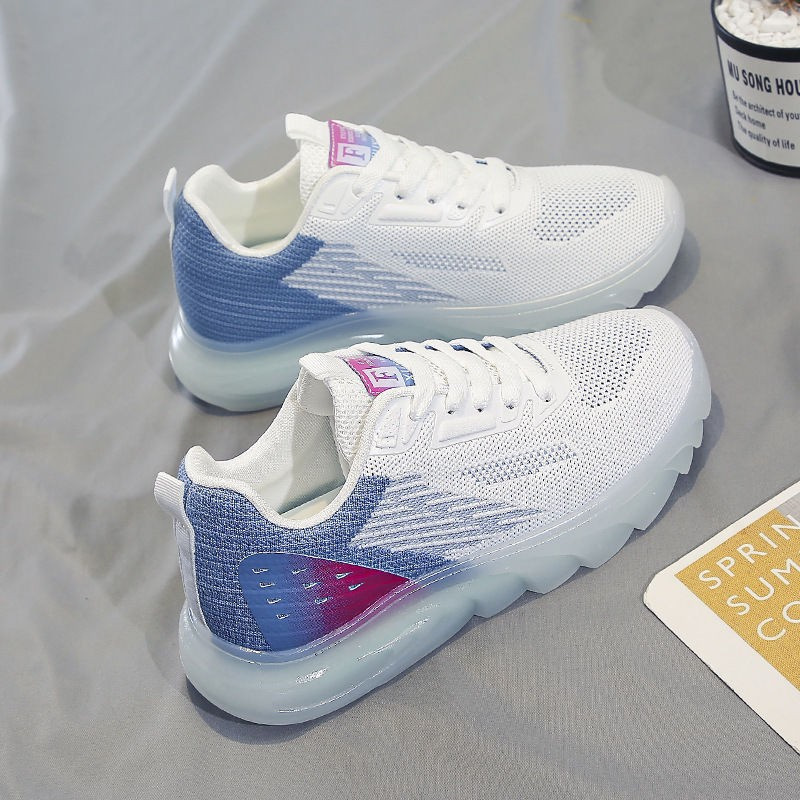 Nuevos zapatos de moda de mujer con suela de gel de moda zapatos casuales con suela de malla suave cómodos zapatos deportivos versátiles