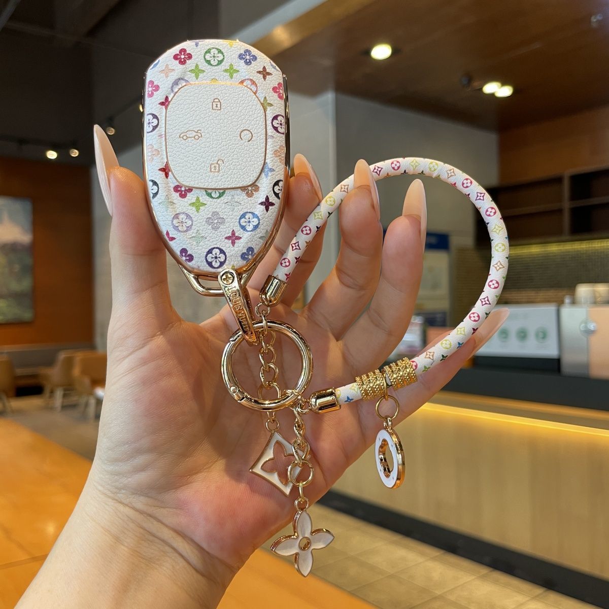 Gac Trumpchi M8 Key Case Gac Trumpchi M8 Luxury Cover E9 Decorative Car Key Holder Zongshi Protective Shell 26 Models