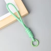 Green single lanyard (with hanging loop)