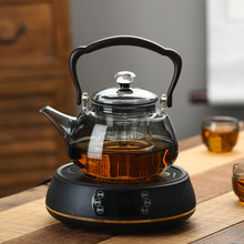 批发大容量家用提梁壶高硼硅玻璃茶壶电陶炉泡茶器茶水分离煮茶器