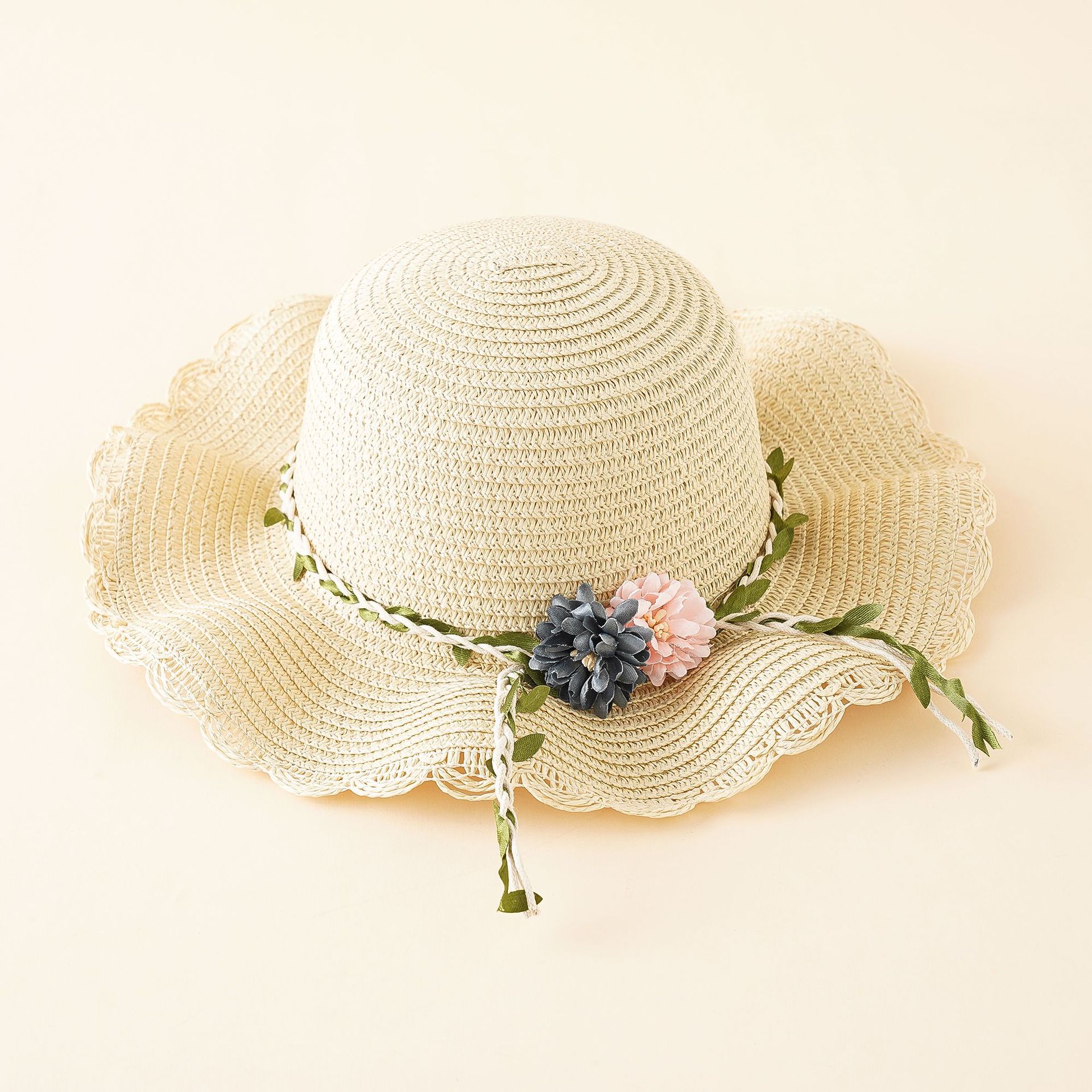 Verano nuevo sombrero para el sol sombrero de paja sombrero de Sol de ala grande para mujer sombrero de playa de moda sombrero de playa protección solar para mujer