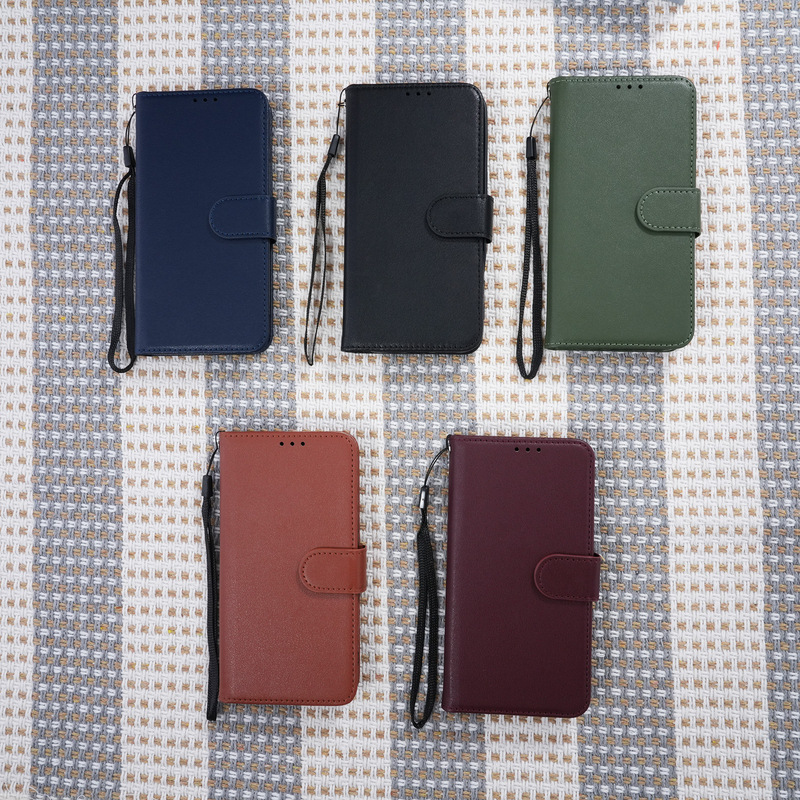 Factory Direct Sales Suitable for Iphone17Promax/Apple 16Epu Leather Flip Cover Card-Inserting Folding Phone Case