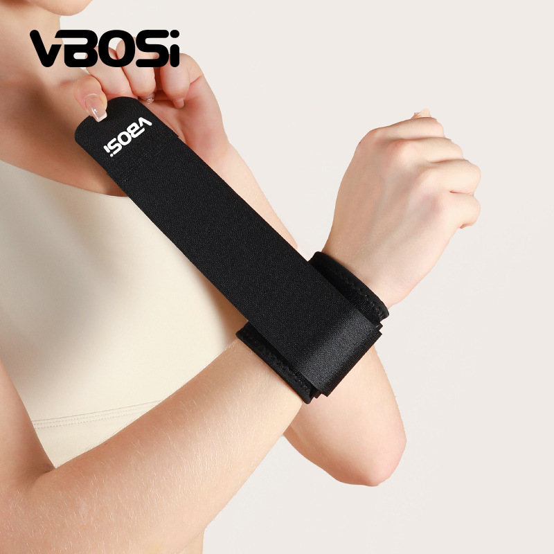 Wrist brace with compression and fixation, sweat-absorbent and breathable, relieves soreness, suitable for badminton and fitness, wrist support brace, factory wholesale