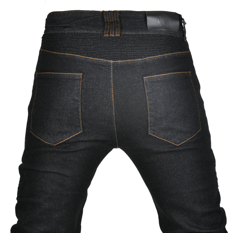 VOLERO carreras de motos pantalones de montar motocicleta off-road Knight jeans rectos retro stretch pantalones anti-caída