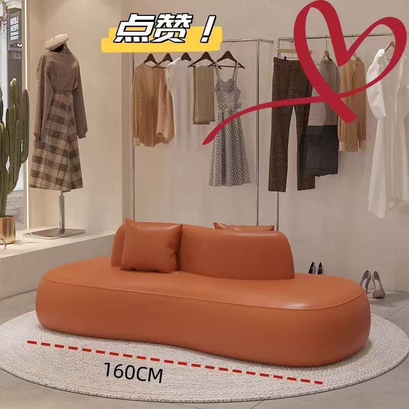 [orange] 160cm-cat scratch leather-ol double-sided seat