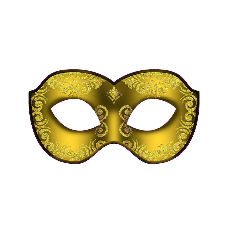 Máscara de fiesta de carnaval caliente transfronteriza mascarada fiesta máscara de papel carnaval imagen principal máscara de bricolaje