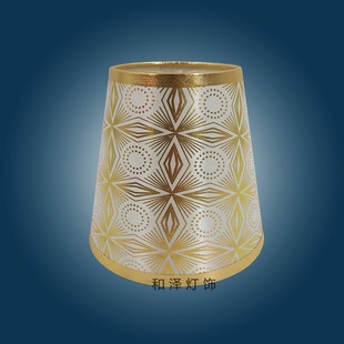 Factory direct supply new simple fabric lampshade shell cover chandelier wall lamp PVC parchment lamp decorative accessories lamps