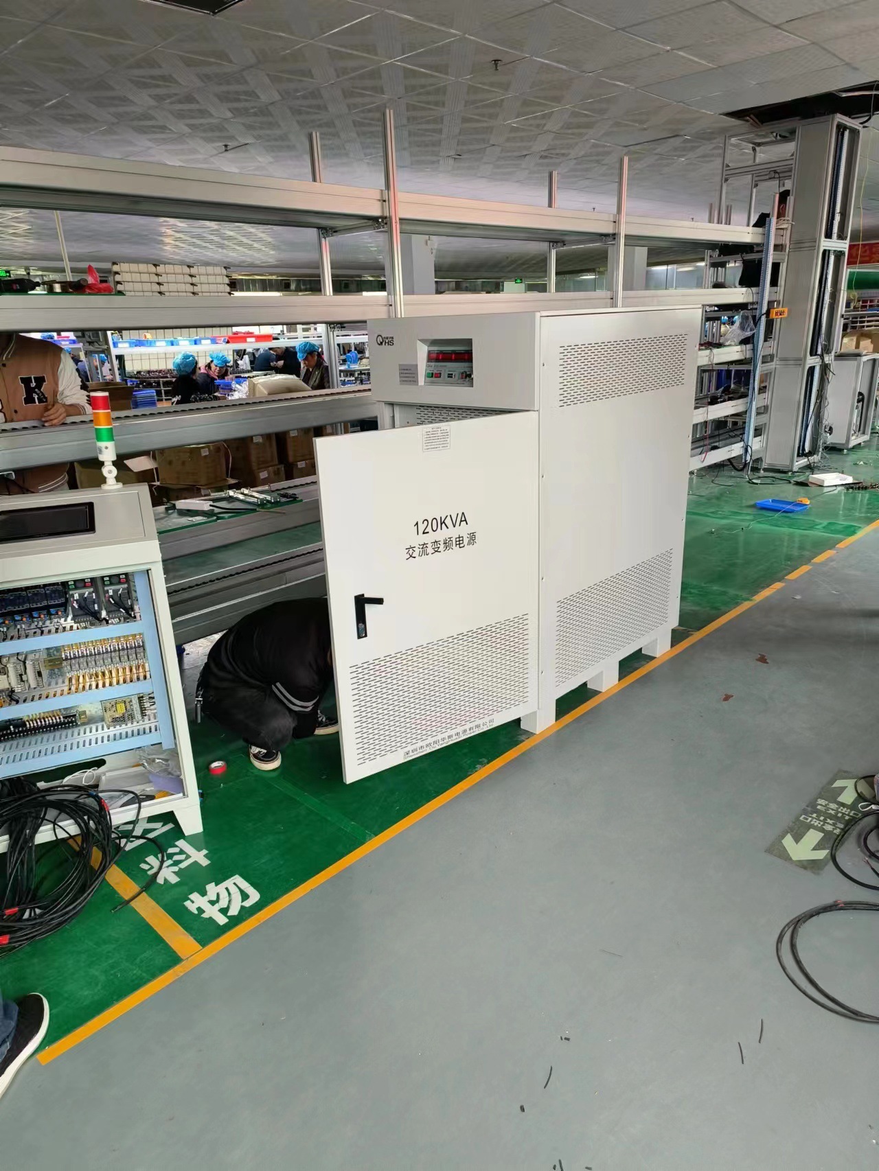 ŷ����˹120KVA��Ƶ��Դ������ݸ�紵��Ͳ��Ʒ�����120V 60HZ