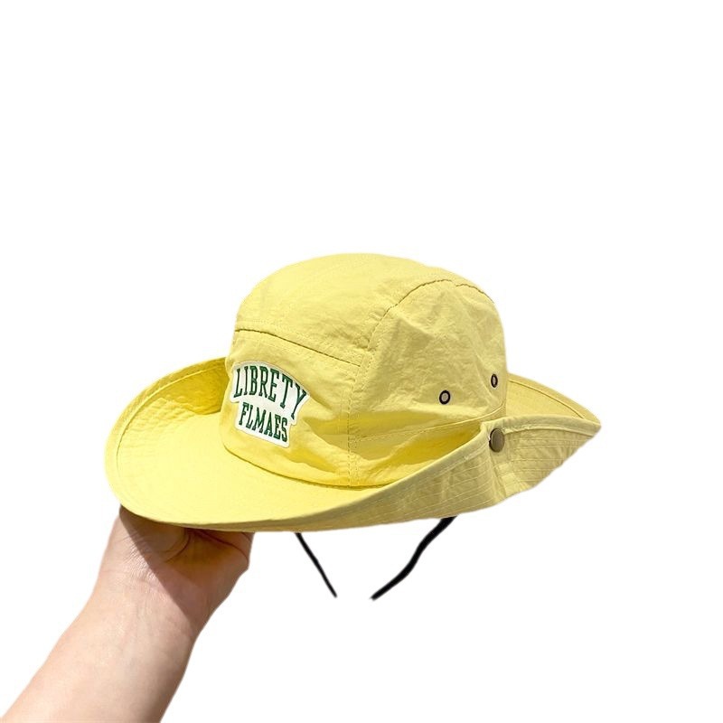 Sombreros de brilla grande para niños primavera y otoño 2025 niñas sombreros de pescador bebé sombreros de sol para niños sombreros de sol de verano