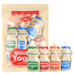 Yisha Lactic Acid Bacteria Beneficial Fruit U Assorted Flavor 10 Pcs Independent Packaging Suckers Pudding Children's Leisure Snacks