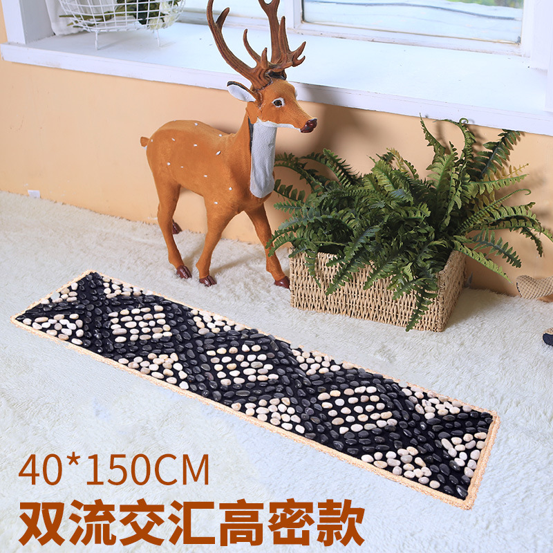 足裏マッサージマット玉石地マット雨花石足マット石指押さえ板家庭用ツボ足治療足マット