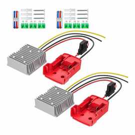 1套 颜色：图片色 材质：塑料 使用于米沃奇适配器+12V20A降压器