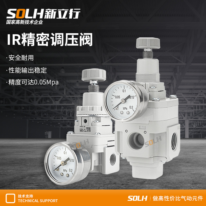IR2000-02精密减压阀IR2020-02BG气体调压带表 精密调压阀