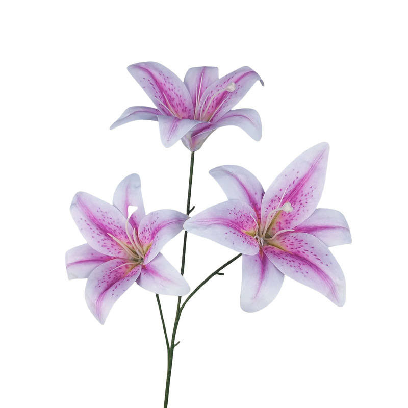 特价仿真花婚庆用花玫瑰蝴蝶兰百合满天星绣球假花白色仿真花批发|undefined