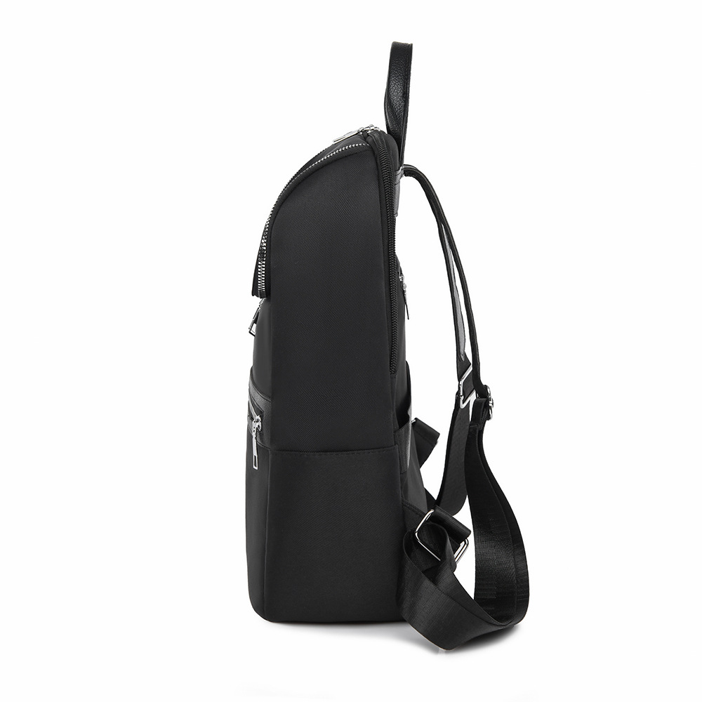 2024 nueva mochila de tela Oxford para mujer casual, mochila de computadora de viaje de gran capacidad de todo fósforo de moda al por mayor