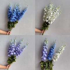 模造花大飛燕草バイオレット結婚式堂屋外造景軟装結婚祝い写真撮影メーカー卸売り