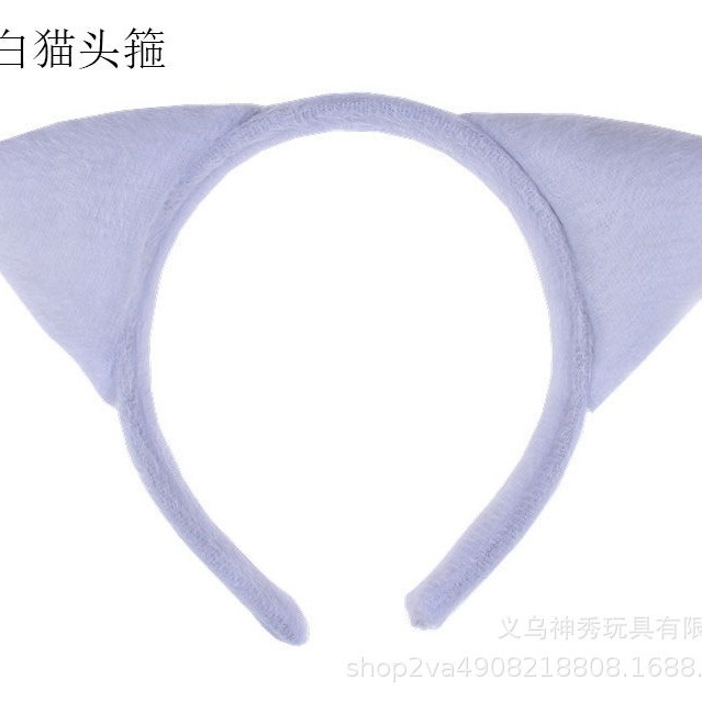 1 61 rendimiento diadema animal de dibujos animados de peluche tocado diadema conejo gato vaca Tigre ovejas Orejas de conejo