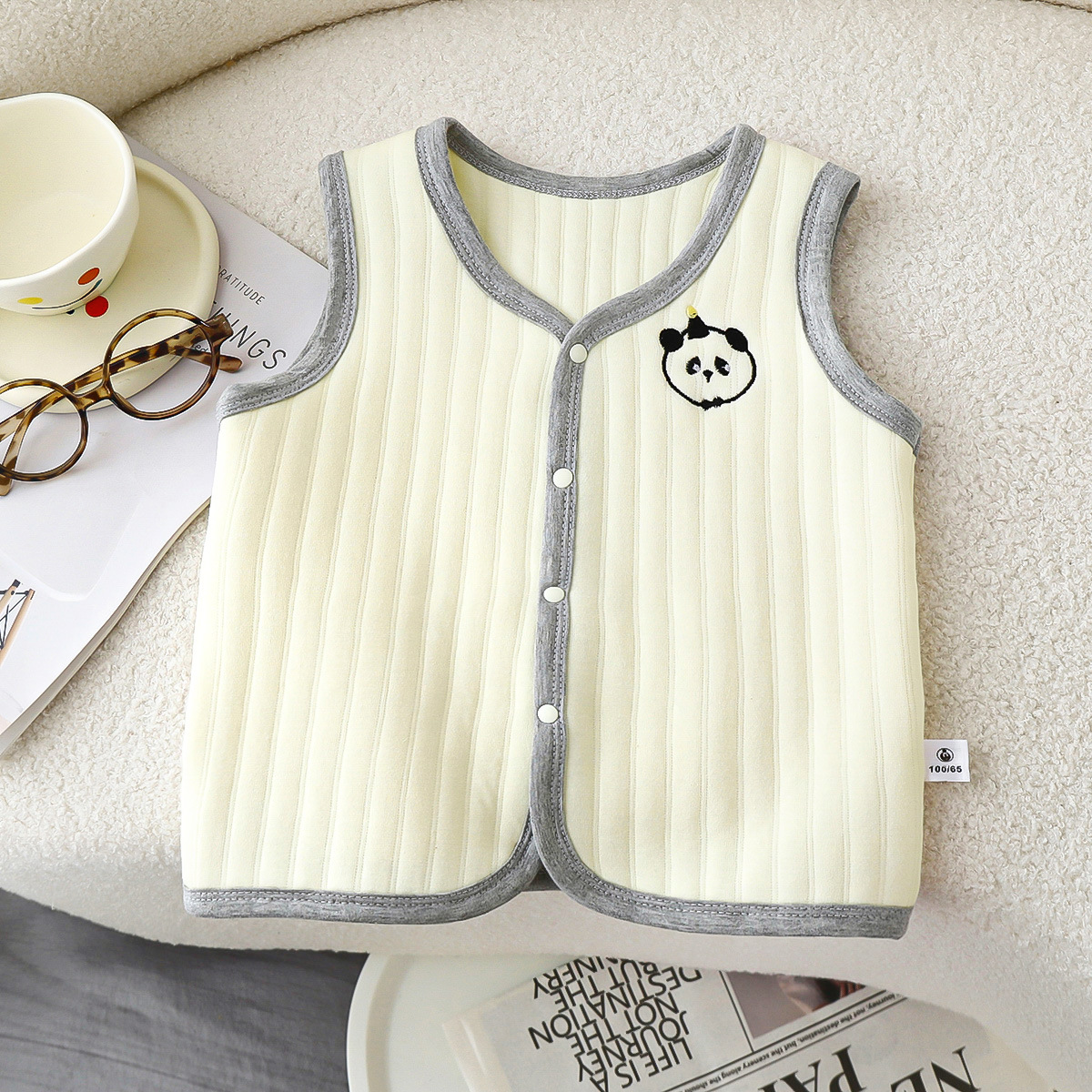 Nuevo chaleco de algodón para niños y niñas para otoño e invierno, chaleco cálido para niños pequeños y niños, chaleco interior, ropa para niños, material de algodón.