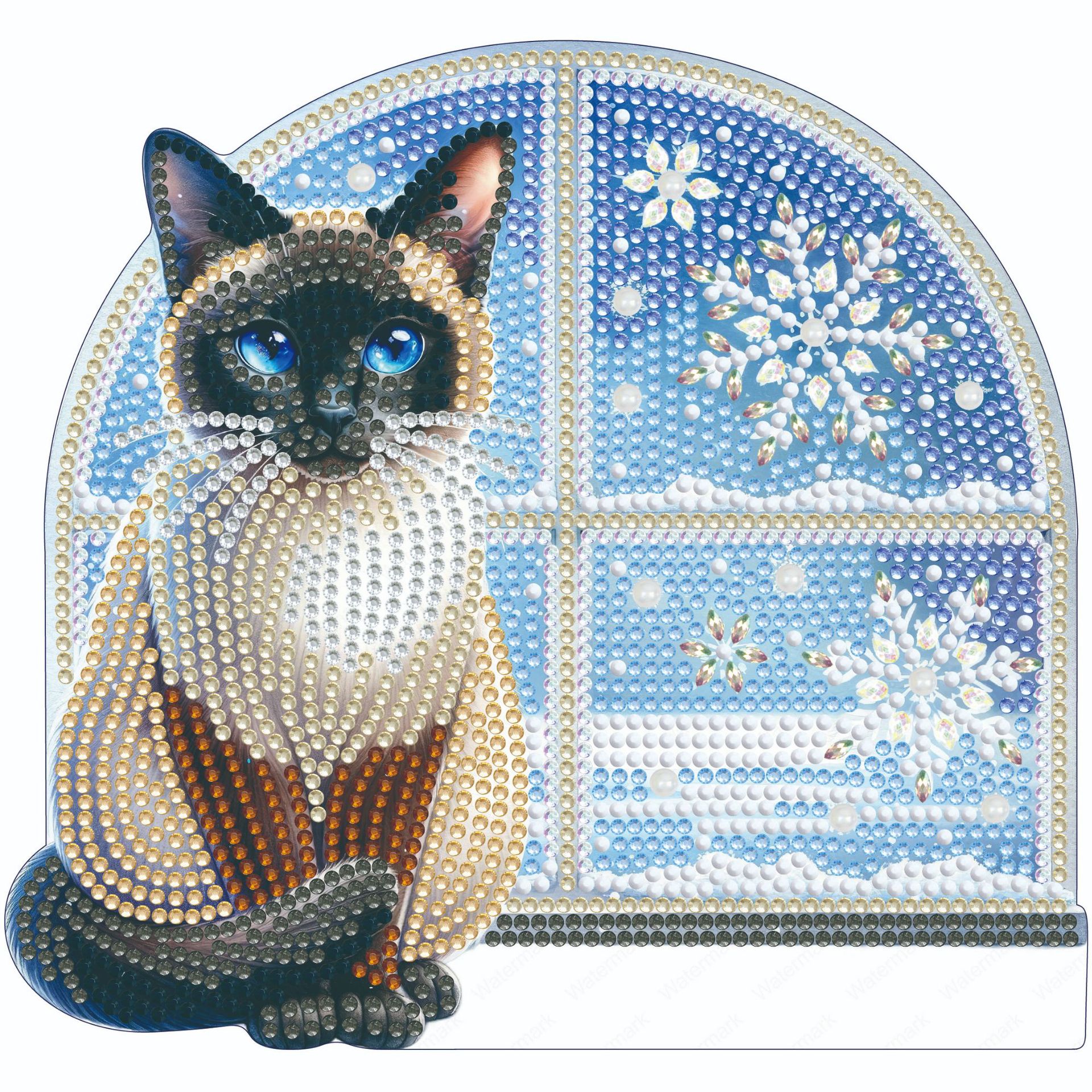 Diamante de bricolaje hecho a mano transfronterizo dibujo punto diamante 5D placa de yeso tridimensional adorno de juguete dinosaurio dibujos animados pintura infantil