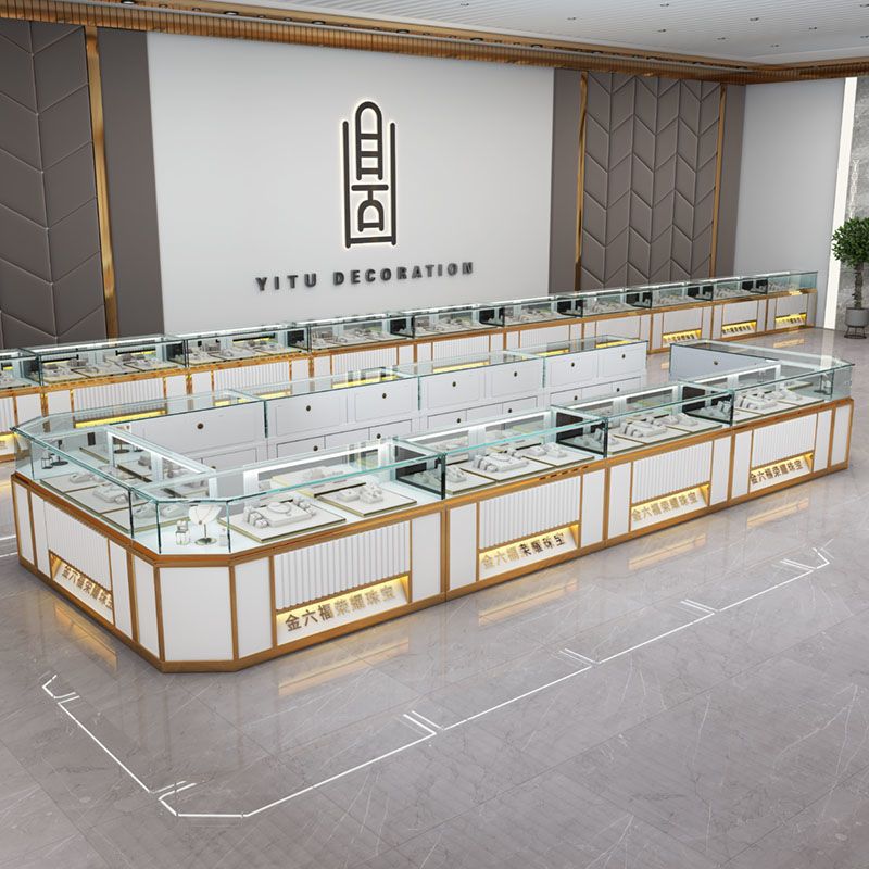 珠宝展示柜饰品首饰玉器展柜黄金银蜜蜡玻璃柜台陈列柜台其它