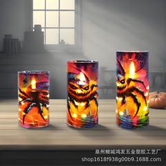 led电子蜡烛灯密室鬼屋气氛布置装饰鬼节Halloween万圣节蜡烛套装