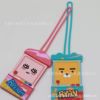 Cartoon luggage tag PVC, cute suitcase