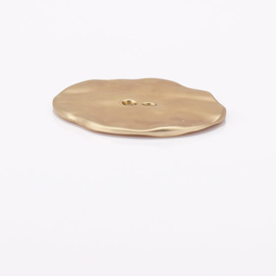 Irregular concave-convex two-eye buckle metal wool coat coat suit formal buckle wholesale clothing accessories